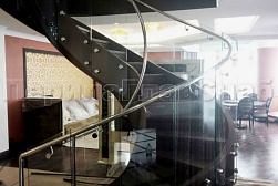 Стеклянные перила для винтовых лестниц в Ростове-на-Дону. Готовые проекты ПерилаГлавСнаб - фото 9 Стеклянные перила для винтовых лестниц в Ростове-на-Дону. Готовые проекты ПерилаГлавСнаб - фото 9
