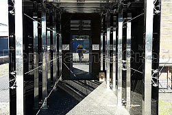 Стеклянные козырьки на спайдерах в Ростове-на-Дону. Готовые проекты ПерилаГлавСнаб - фото 2