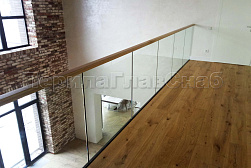 Цельностеклянные ограждения на несущем стекле в Ростове-на-Дону. Готовые проекты ПерилаГлавСнаб - фото 26