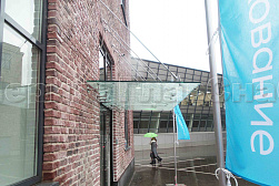 Стеклянные козырьки на вантах в Ростове-на-Дону. Готовые проекты ПерилаГлавСнаб - фото 22