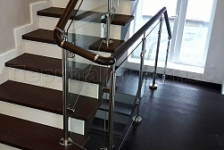 Перила и ограждения из нержавейки и дерева в Ростове-на-Дону. Готовые проекты ПерилаГлавСнаб - фото 18 Перила и ограждения из нержавейки и дерева в Ростове-на-Дону. Готовые проекты ПерилаГлавСнаб - фото 18