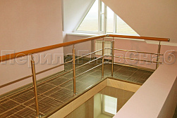 Ограждения из нержавеющей стали с тремя ригелями в Ростове-на-Дону. Готовые проекты ПерилаГлавСнаб - фото 13