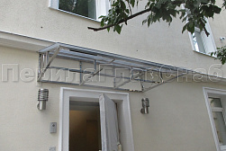 Козырьки и навесы на металлокаркасе в Ростове-на-Дону. Готовые проекты ПерилаГлавСнаб - фото 3