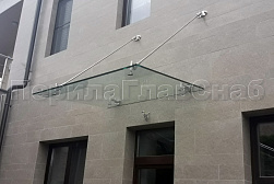 Стеклянные козырьки на вантах в Ростове-на-Дону. Готовые проекты ПерилаГлавСнаб - фото 20