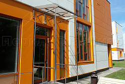 Козырьки и навесы на металлокаркасе в Ростове-на-Дону. Готовые проекты ПерилаГлавСнаб - фото 13