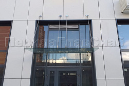 Стеклянные козырьки на вантах в Ростове-на-Дону. Готовые проекты ПерилаГлавСнаб - фото 11