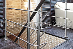 Перила и ограждения из нержавейки и дерева в Ростове-на-Дону. Готовые проекты ПерилаГлавСнаб - фото 4 Перила и ограждения из нержавейки и дерева в Ростове-на-Дону. Готовые проекты ПерилаГлавСнаб - фото 4