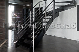 Четырёх и многоригельные перила и ограждения в Ростове-на-Дону. Готовые проекты ПерилаГлавСнаб - фото 2