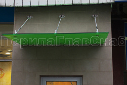 Стеклянные козырьки на вантах в Ростове-на-Дону. Готовые проекты ПерилаГлавСнаб - фото 13