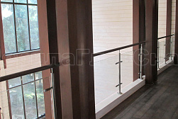 Ограждения из нержавейки со стеклом в Ростове-на-Дону. Готовые проекты ПерилаГлавСнаб - фото 24