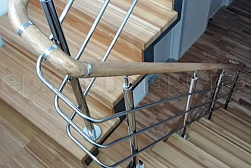 Перила и ограждения из нержавейки и дерева в Ростове-на-Дону. Готовые проекты ПерилаГлавСнаб - фото 6 Перила и ограждения из нержавейки и дерева в Ростове-на-Дону. Готовые проекты ПерилаГлавСнаб - фото 6