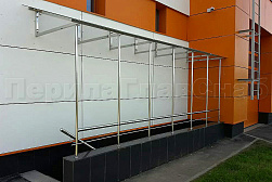 Козырьки и навесы на металлокаркасе в Ростове-на-Дону. Готовые проекты ПерилаГлавСнаб - фото 17