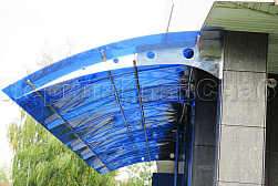 Консольные козырьки и навесы в Ростове-на-Дону. Готовые проекты ПерилаГлавСнаб - фото 3