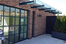 Консольные козырьки и навесы в Ростове-на-Дону. Готовые проекты ПерилаГлавСнаб - фото 13