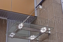 Козырьки и навесы на металлокаркасе в Ростове-на-Дону. Готовые проекты ПерилаГлавСнаб - фото 25