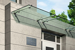 Консольные козырьки и навесы в Ростове-на-Дону. Готовые проекты ПерилаГлавСнаб - фото 8