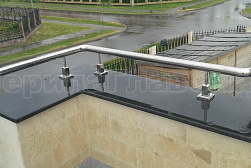 Ограждения и перила без ригелей из нержавеющей стали (без заполнения) в Ростове-на-Дону. Готовые проекты ПерилаГлавСнаб - фото 7