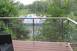 Ограждения из нержавейки со стеклом в Ростове-на-Дону. Готовые проекты ПерилаГлавСнаб - фото 2