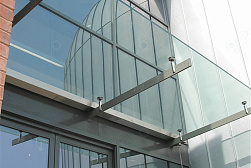 Консольные козырьки и навесы в Ростове-на-Дону. Готовые проекты ПерилаГлавСнаб - фото 9