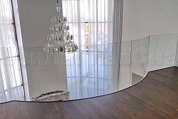 Стеклянные перила для атриумов в Ростове-на-Дону. Готовые проекты ПерилаГлавСнаб - фото 2