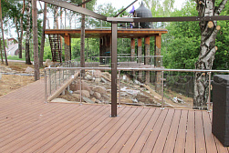 Ограждения из нержавейки со стеклом в Ростове-на-Дону. Готовые проекты ПерилаГлавСнаб - фото 25