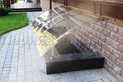 Козырьки и навесы на металлокаркасе в Ростове-на-Дону. Готовые проекты ПерилаГлавСнаб - фото 6