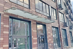 Стеклянные козырьки на вантах в Ростове-на-Дону. Готовые проекты ПерилаГлавСнаб - фото 2