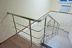 Ограждения из нержавеющей стали с тремя ригелями в Ростове-на-Дону. Готовые проекты ПерилаГлавСнаб - фото 14